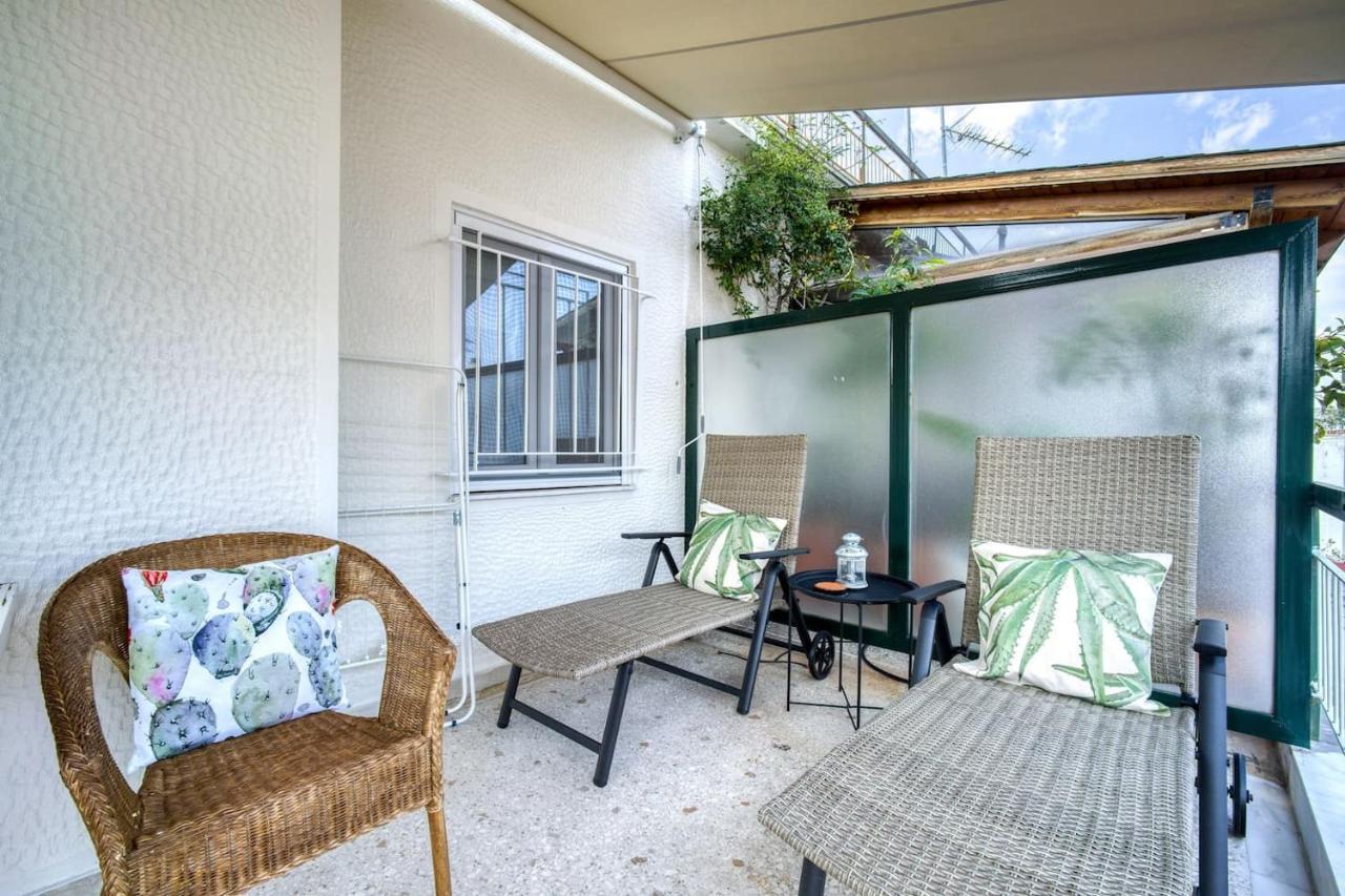 The Cactus Apartment With Large Sunny Balcony 雅典 外观 照片